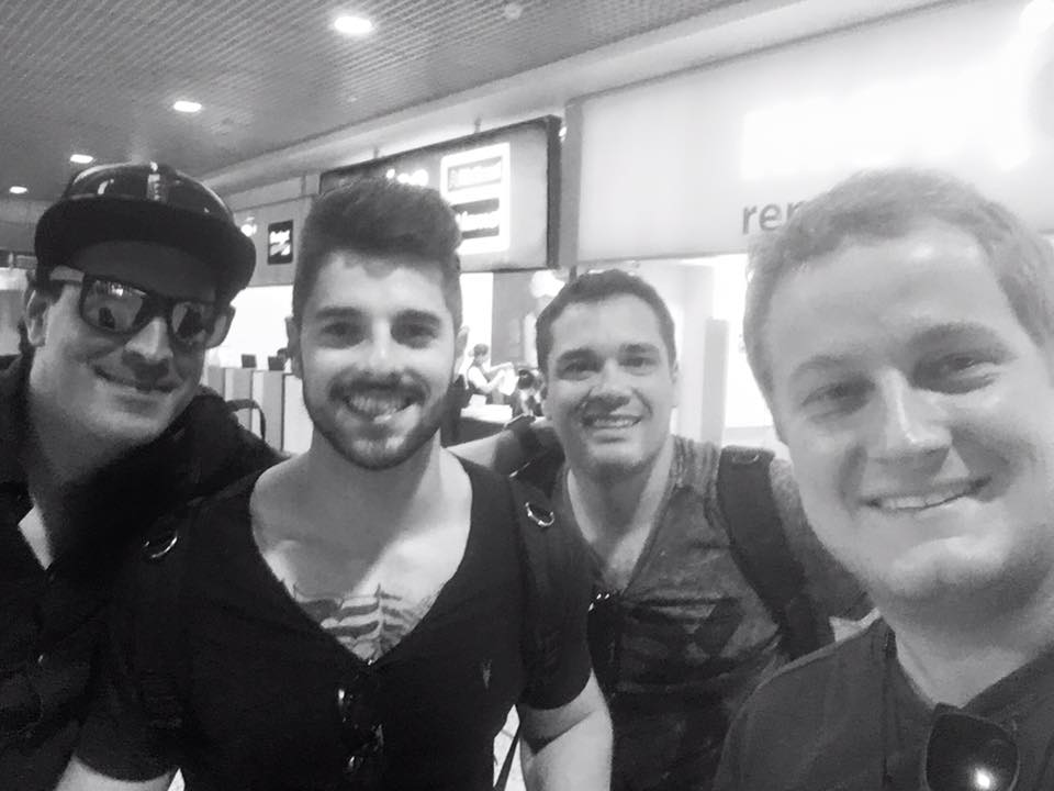 Pic Schmitz | Way back from Uruguay with Southmen, Alok and Maycon | Porto Alegre Airport | Porto Alegre, RS - BRAZIL